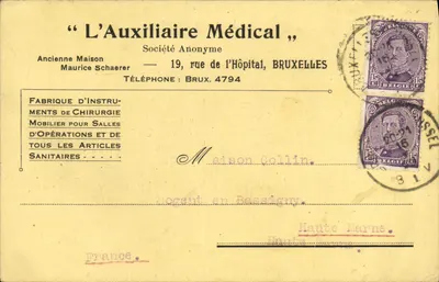 O Auxiliar Médico — Sociedade Anônima — Bruxelas