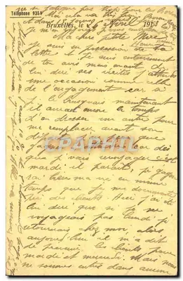 Bruxelas — Fornecimentos Gerais para Óptica e Instrumentos de Precisão — Aug. Diefenthal Bouguer — Verso