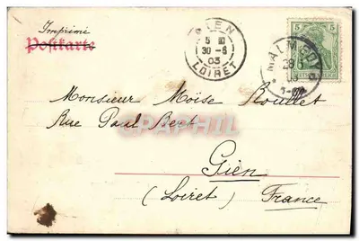 Malmedy — Parochiekerk en Calvarienberg — Adolf Schmitz, n° 14736 — Achterkant