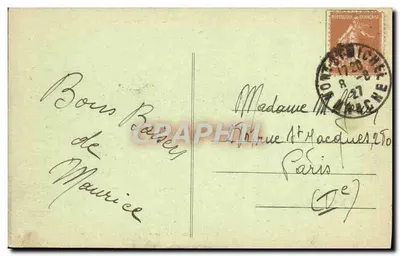 Monte-Santo-Michel — A Escada de renda em granito — J.P.-77 — Editor não identificado — Verso