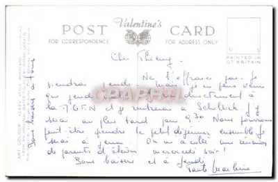 The Digey, St. Ives — cena de rua com habitantes — editor Art Colour, n° A.400 — Verso