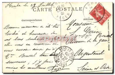 Algier — Pałac Letni — J. Geiser, Fot. - Algier — Rewers