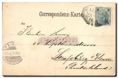 Partsching bei Meran — panoramic view — Fränzl & Co., Munich, No. 5011 — Back