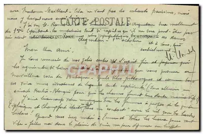 Mont-Saint-Michel — Grandes escalones y el castellote — J.P. -34 — Reverso