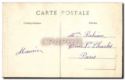 Monte-Saint-Michel — A Escada de Trama — Editor E.P.D. n°1237 — Verso