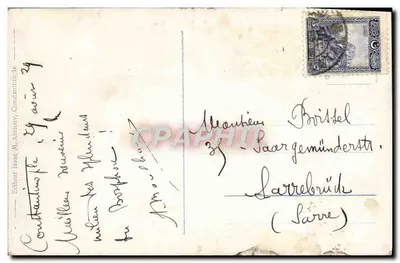 Stambul — Ogólny widok Ak-Serail — Wydawca Isaac M. Ahitony, n°36 — Rewers