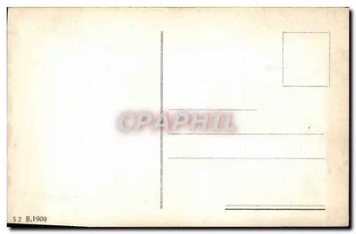 Milão - Torre del Filarete — vista do castelo com relógio e decorações — editor desconhecido, n° de série 32 B.1909 — Verso