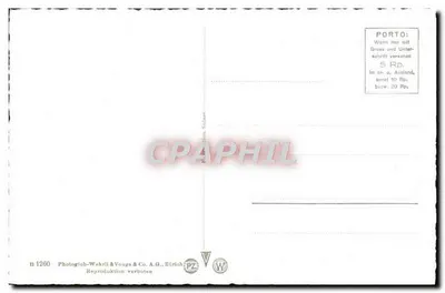 Genherde - Stado kóz — Photoglob-Wehrli & Voogas & Co. A.G., Zurych, nr 1260 — Rewers