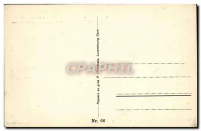 Most Adolphe - Luksemburg — widok mostu i budynków administracyjnych — nr 66 — Rewers