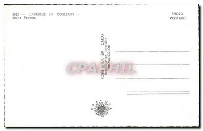 Jovem Mulher — África — Robel, Dakar — Verso