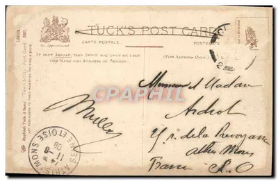 Londra - Pall Mall, vista verso est — Tuck's Post Card, n°2002 — Verso