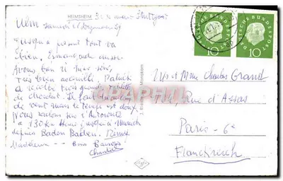 Heimsheim — widok panoramiczny — J. Riexmann, Monakam — Rewers