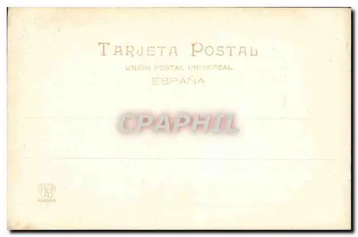Sevilla — Portal Pałacu Arcybiskupa — Hausser y Menet, n° 678 — Rewers
