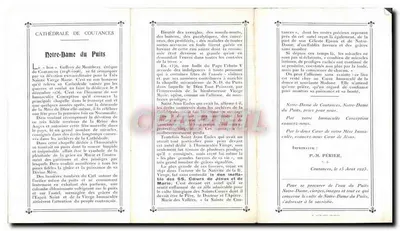 कूटांस के नॉट्र-डैम कैथेड्रल — नॉट्र-डैम के पुंज का तालाब, नॉट्र-डैम के पुंज के आल्टर और नॉट्र-डैम के पुंज की प्रतिमा — 1899 और 1913 के रिस्टोरेशन — एडिटर अदृश्य — पीछे