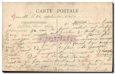 LYON — Kathedrale Saint-Jean — Carrier, Verlag Deposited — Rückseite