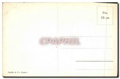 Genf. Internationales Arbeitsamt (ILO) — Seriennummer 4043 — Verlag Naville & Co, Genf — Rückseite