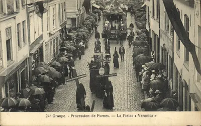 Furnes — Processão de Furnes — A Pietas «Veronica» — Edição R. Reubens-Lacheret