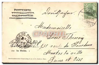 Skokowe Wodospady — Walde — Nordwestdeutscher Kunstverlag G.m.b.H., Goslar a Harz — Rewers