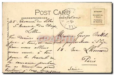 Victoria Inn — vista lateral — Asheville, NC — editor W. Pelton, n° de série 45 — Verso