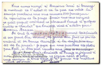 Fachada sobre o Parque (Sul) - Os Parterres — Castelo de Versailles — editor LYS, n° de série 208 — Verso