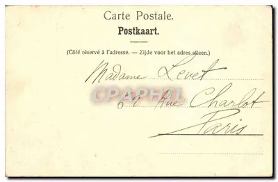 Poort van de Kathedraal (Plaats van de Bisdom) — Tournai — Serie 48 No. 71 — Achterkant
