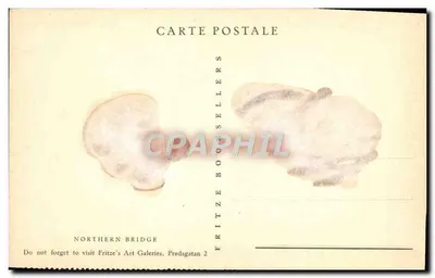 Most Północny — widok miasta z tramwajami — wydawca Fritze Book Sellers — Rewers