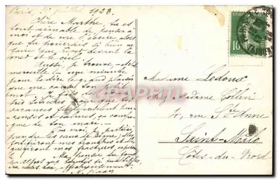 Zamek Chillon — Jezioro Leman — n° 179 — Rewers