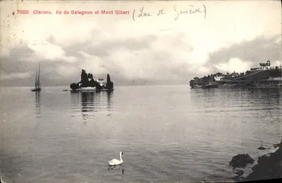 Clarens — Ilha de Salagnon e Mont Gibert — editor Claren