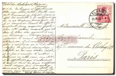 Clarens — Ilha de Salagnon e Mont Gibert — editor Claren — Verso