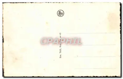 Bruksel — Panoramiczny widok z Minnewater, Belfort, Groene Rei, Stadhuis i Rozenhoedkaai — Wydawca Em. Thill, Bruksel, nr 43 — Rewers