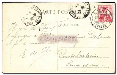 Granica francusko-szwajcarska — Tunel Brenets — Przełęcz Roches — Wydawca L. Galland, n° 922 — Rewers
