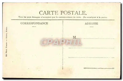 Ginebra — La Darsena de los Paquis — B. & F. No. 909 — Reverso