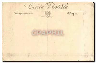 Bilhete postal antigo Constantine Cour Intérieure du Palais Dar El Bey — Verso