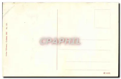 コブレンツ — リーンシュトラーセ通りのホテルツムトラウゼ — ビクトール・ウルマン、コブレンツ 1907年、No. 277 — 裏面