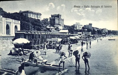 Anzio - Sulla Spiaggia di levante — Éd. Luigi Bartoli, n° 101403