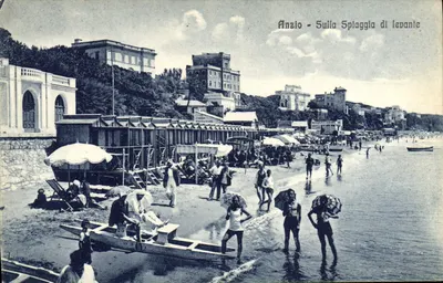 Anzio - Sulla Spiaggia di levante — Éd. Luigi Bartoli, n° 101403