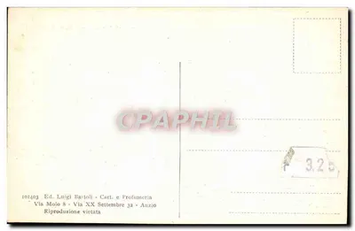 Anzio - Sulla Spiaggia di levante — Éd. Luigi Bartoli, n° 101403 — Verso