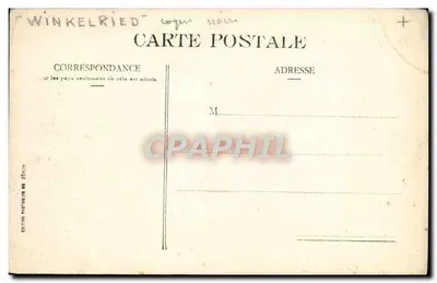 Genebra - A Baía e o Montblanc — Edição Winkelried, n° 2738 — Verso