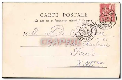 Museo del Luxembourg. Friant. La Toussaint — B.F., París, número de serie no visible — Reverso