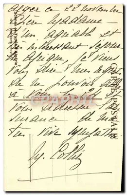 Dwa dzieci pod łukiem — Algieria — Wydawnictwo H. Bougaillot — Rewers