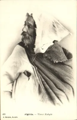 Argélia — Velho Kabyle — J. Geiser, Argel, n°420