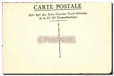 O Méchoui — cena de vida local — Edição dos Auto-Circuits Norte-Africanos — Verso