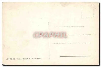 GENÈVE - Isla Rousseau & Mont-Blanc — editor Naine-Robert & Cie, n.º 301 — Reverso