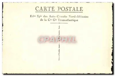 Trabalhadores de arte marroquinos — Atelier de Pintura aos Oudaias — Edon Sp.le dos Auto-Circuits Norte-Africanos — Verso