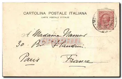 Pistoia - Pulpito de Guglielmo d'Agnello — Luigi Badioli, Cartoleria e Libreria, n° 4842 — Verso