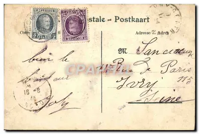 Momignies — Villa Février — Edit. J. Gerday-Lemye — Verso