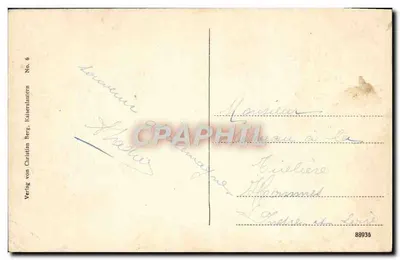 Kaiserslautern — Wjazd do lasu — Verlag von Christian Berg — Rewers