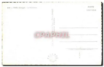 Thiès (Senegal) — Rezydencja — Prawdziwy obraz — Rewers