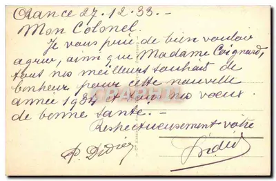 Passagem das Dunas de Areia para o Deserto — 1122 — editor não visível — Verso