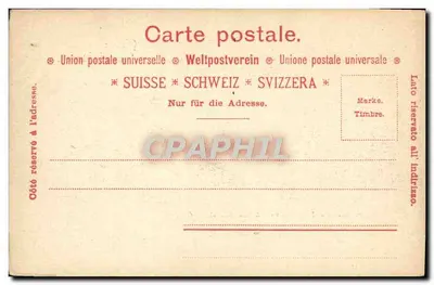 Eiger, Mönch i Jungfrau widziane z Allmendhubel — Witaj z Mürren. — H. G. & Co. Nr 2341. — Rewers